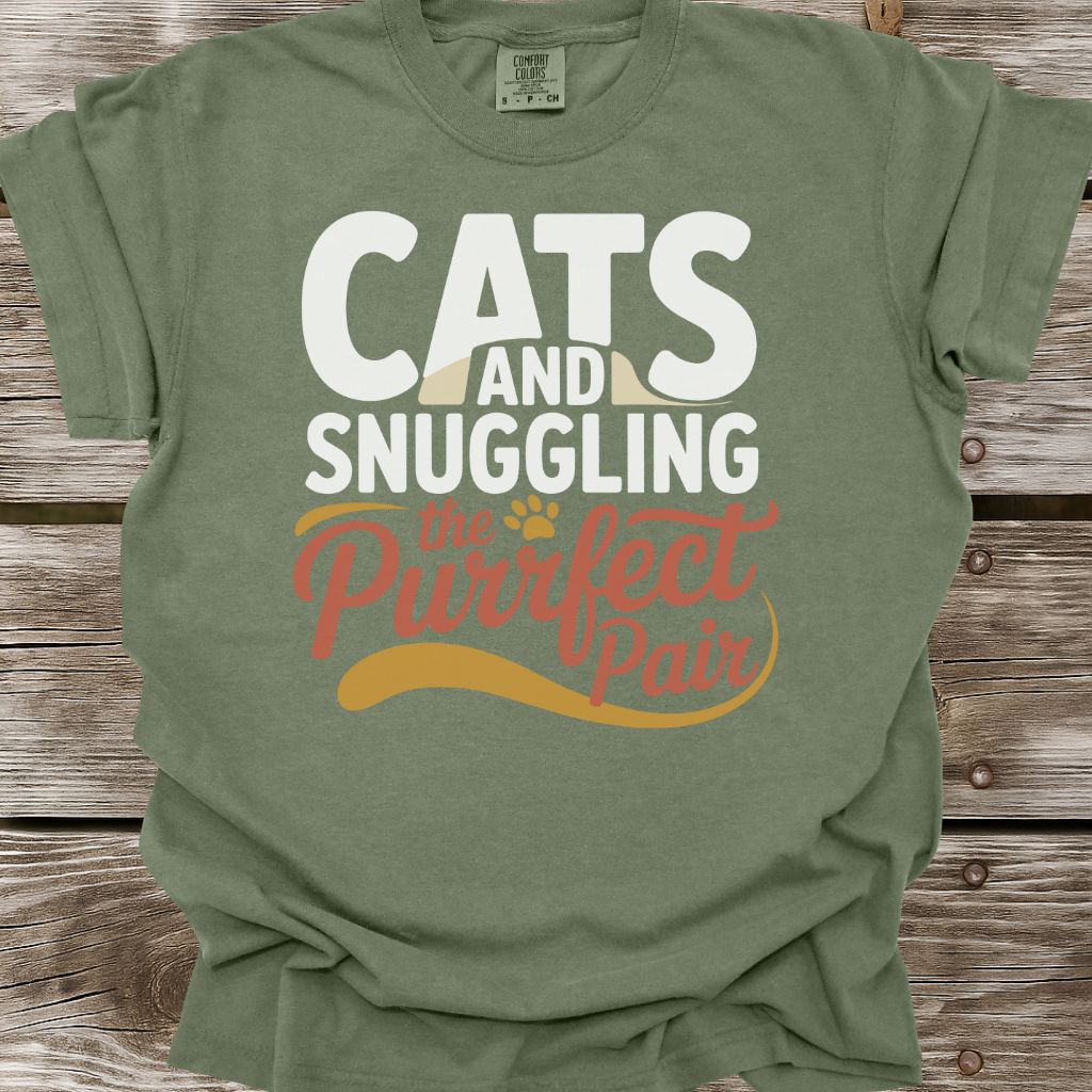 Cats And Snuggling T-Shirt