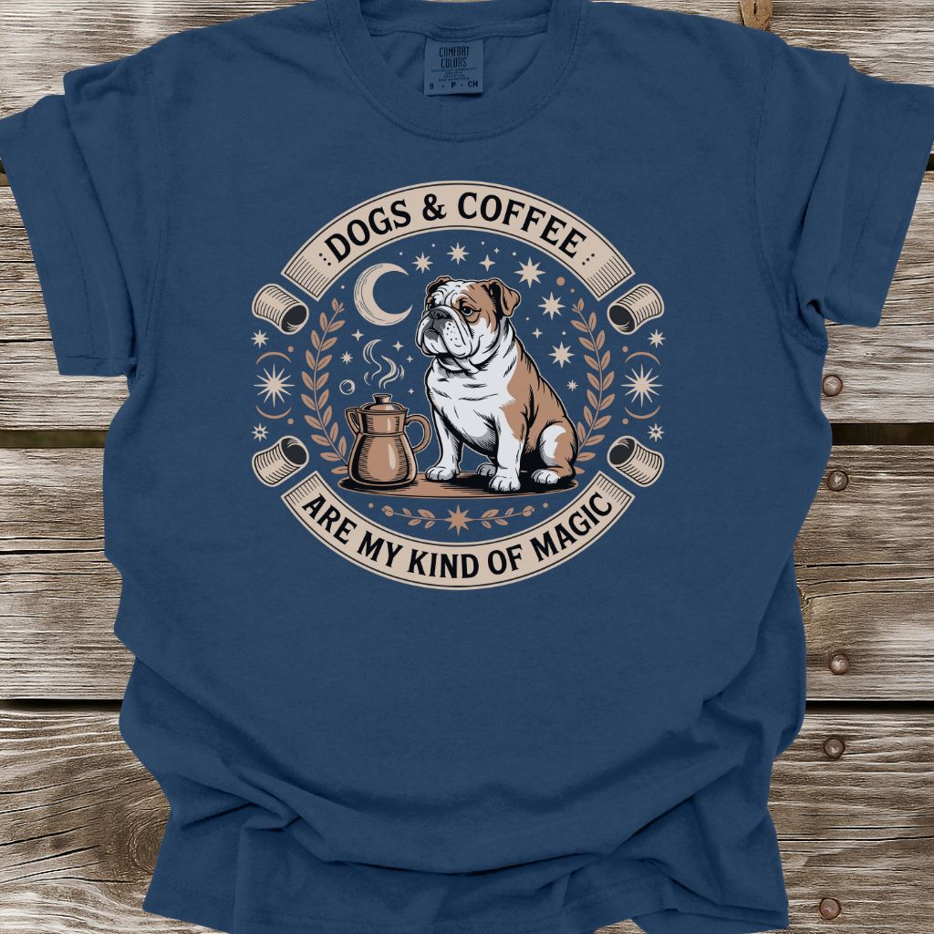 Dogs & Coffee Are My Kind Of Magic T-Shirt