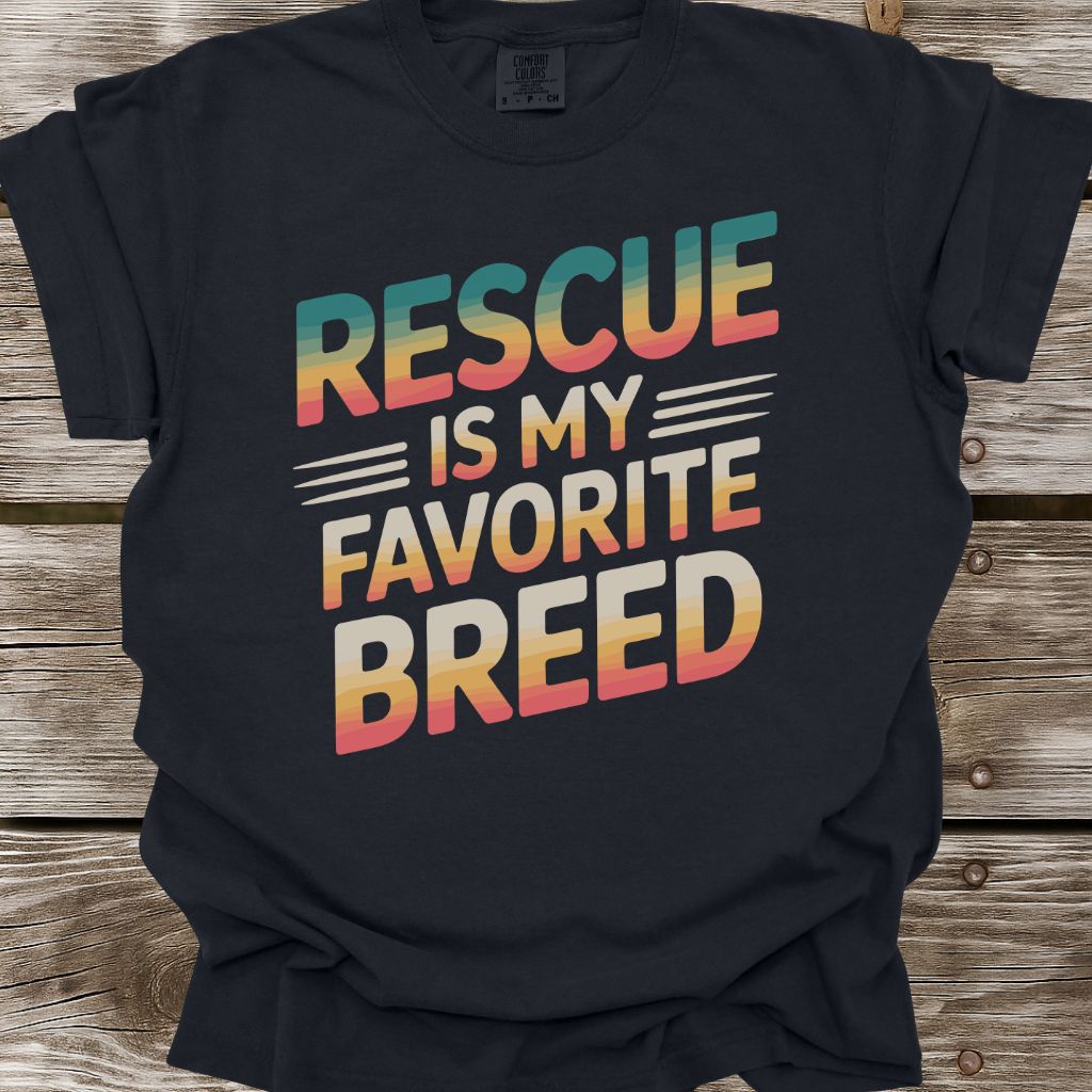 Rescue Is My Favorite Breed T-Shirt