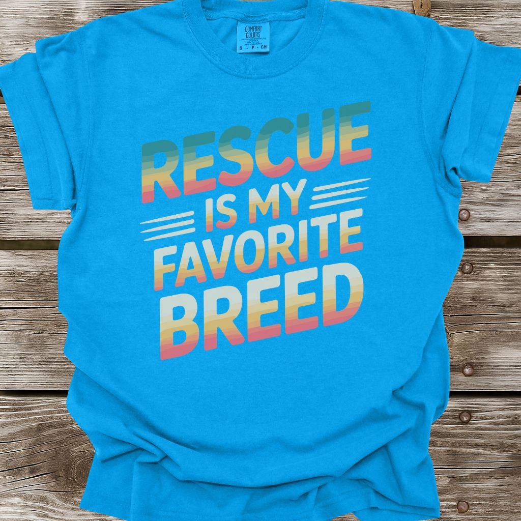 Rescue Is My Favorite Breed T-Shirt