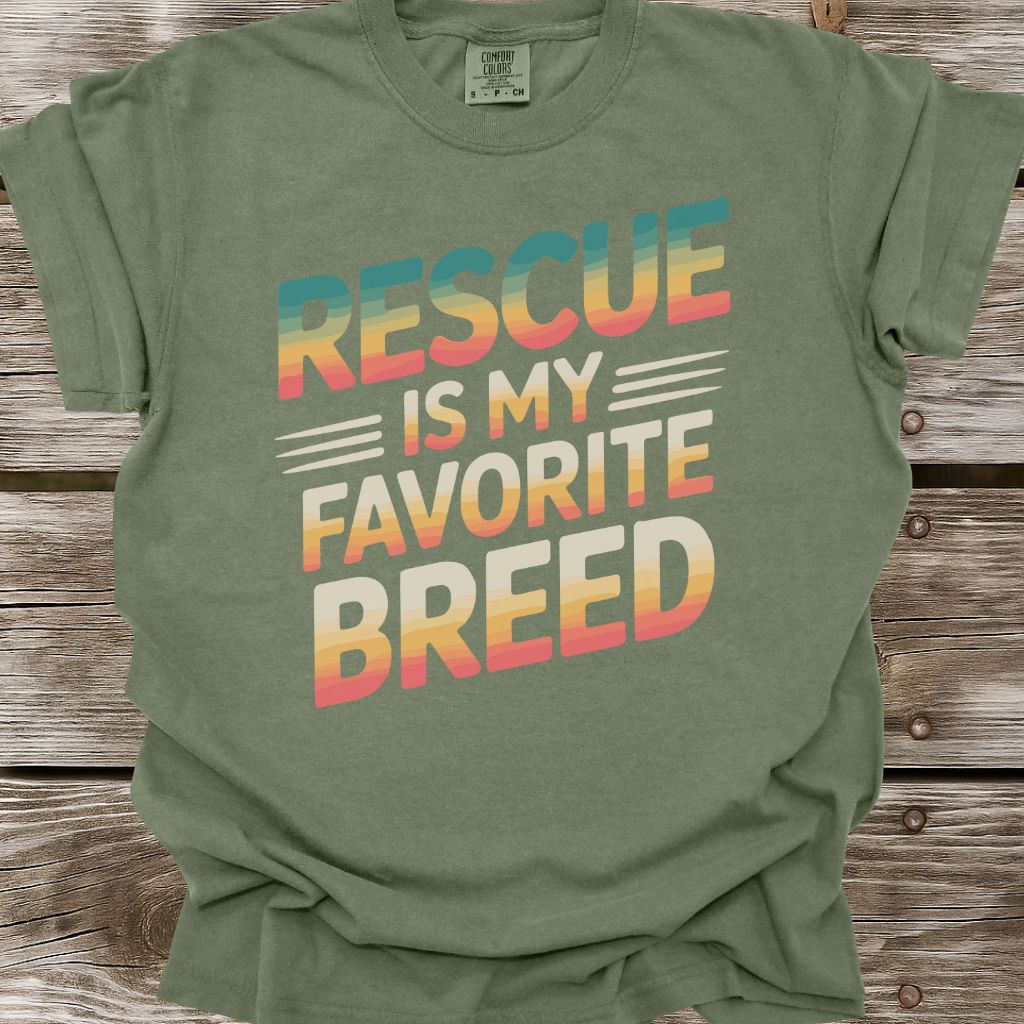 Rescue Is My Favorite Breed T-Shirt