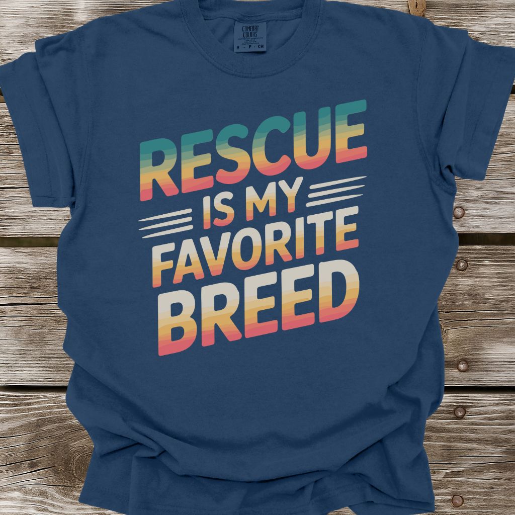 Rescue Is My Favorite Breed T-Shirt