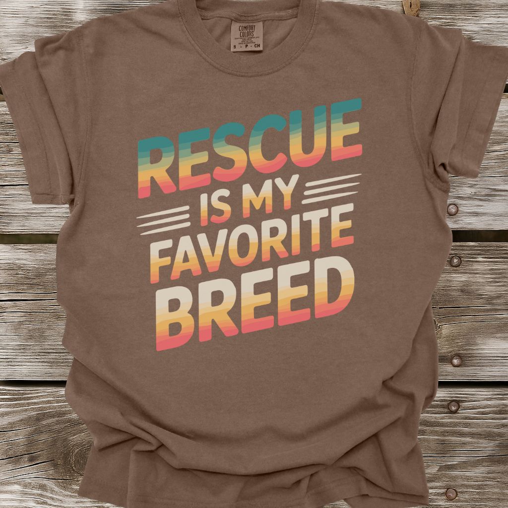 Rescue Is My Favorite Breed T-Shirt