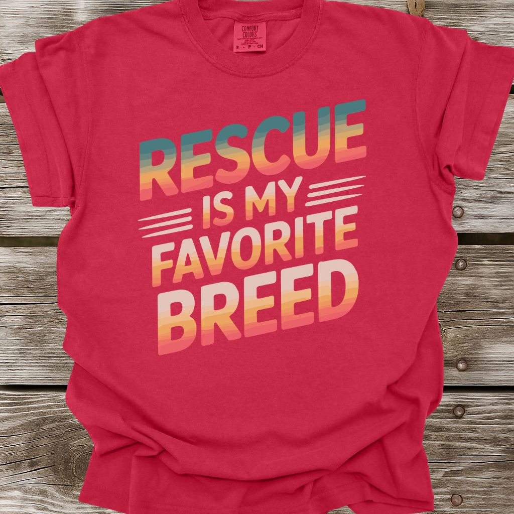 Rescue Is My Favorite Breed T-Shirt