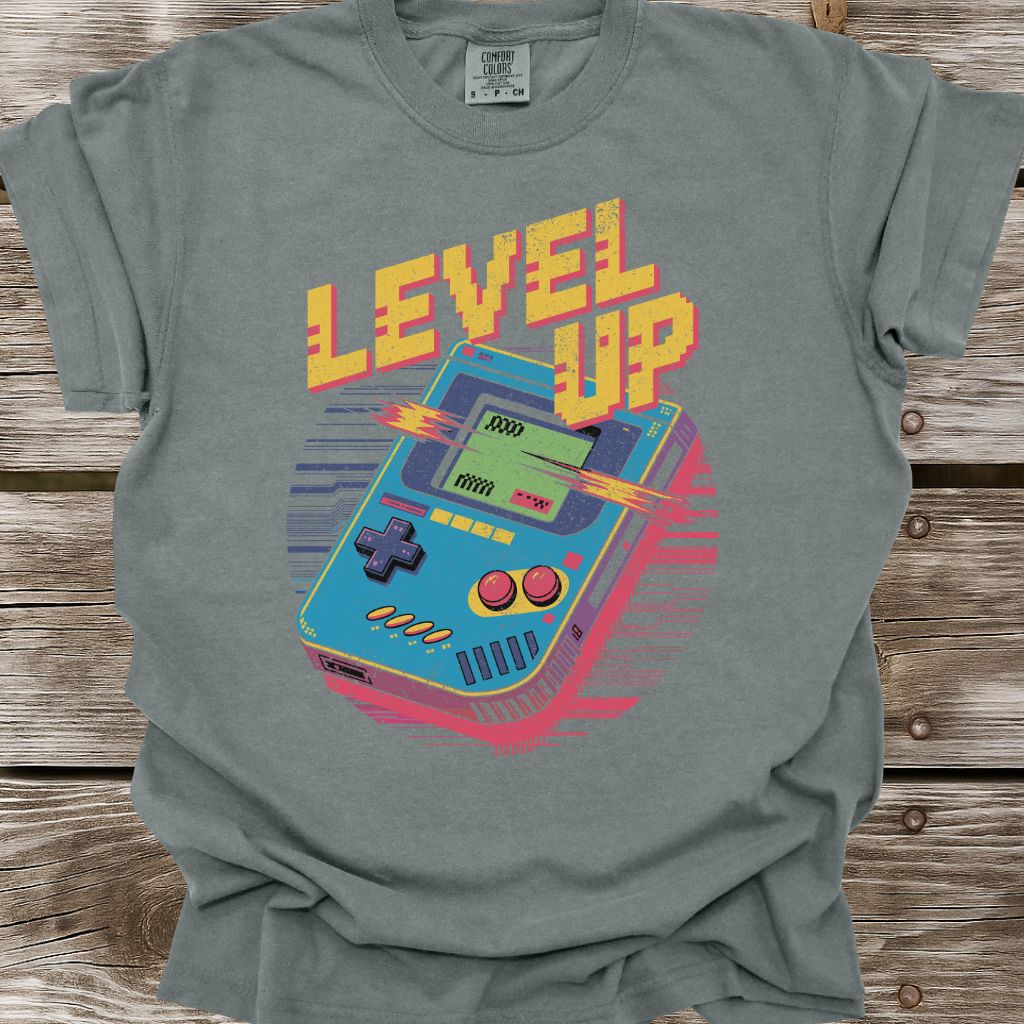 Level Up Retro Style T-Shirt