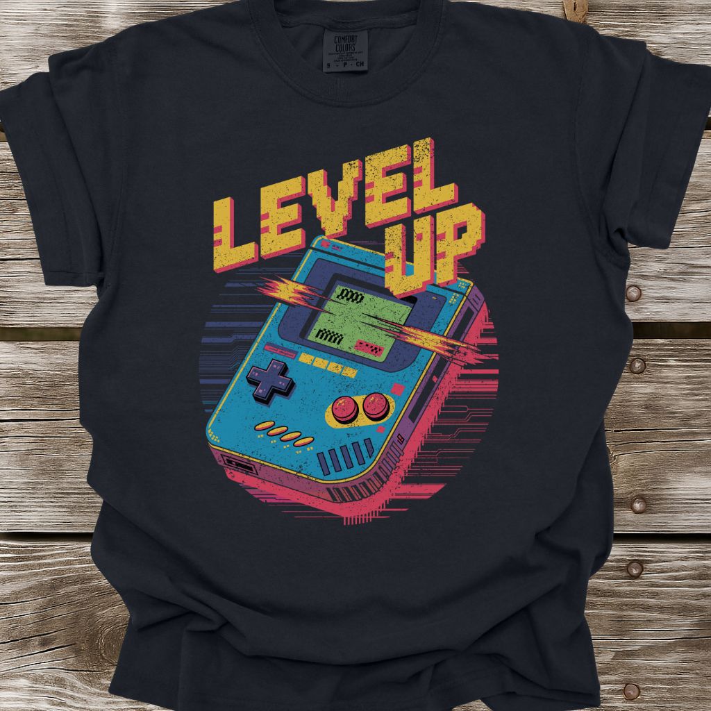 Level Up Retro Style T-Shirt