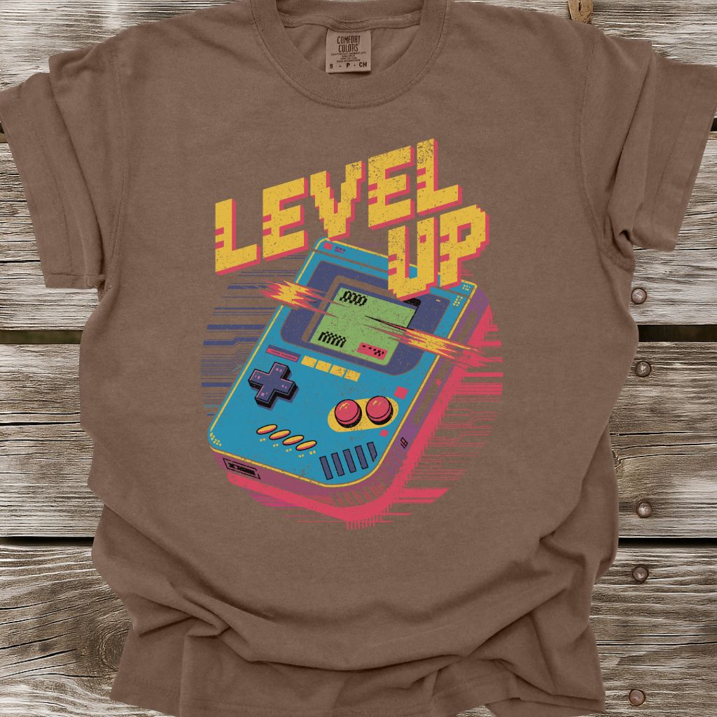 Level Up Retro Style T-Shirt