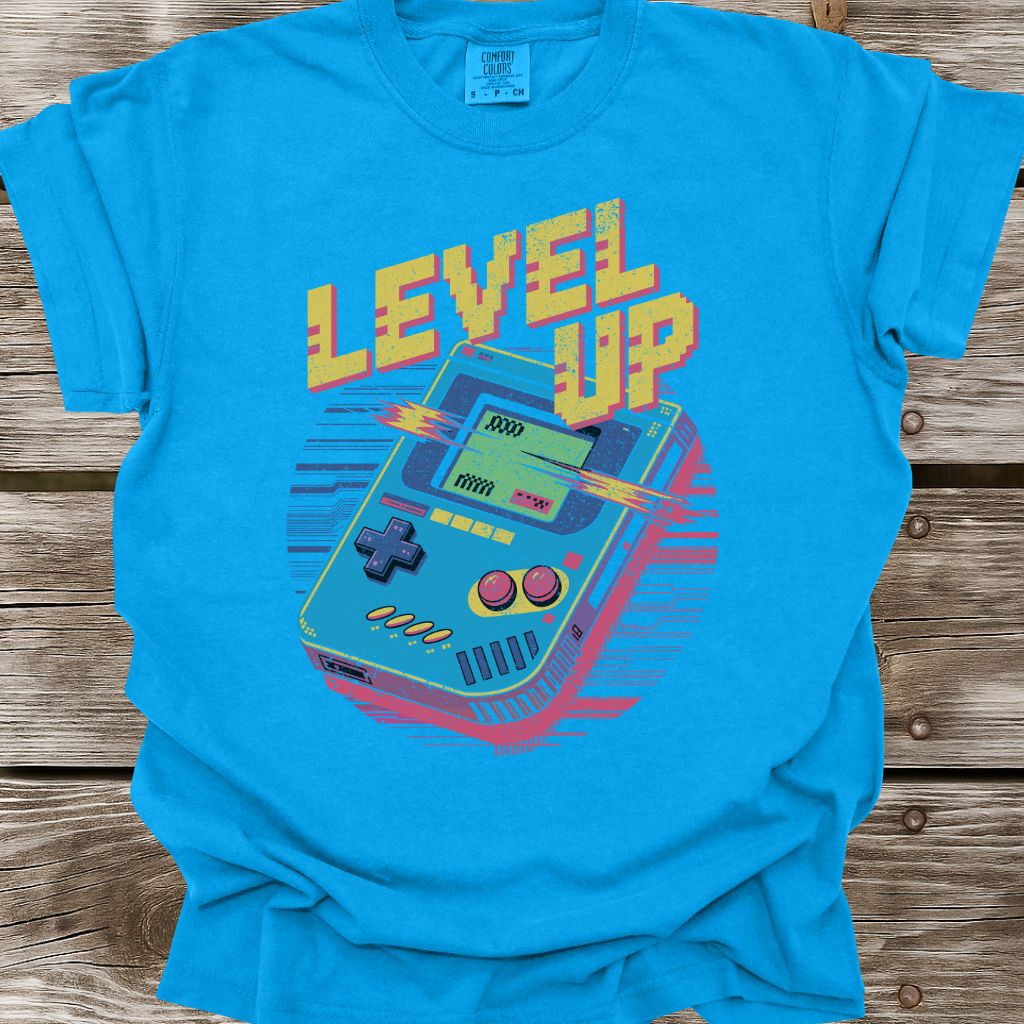 Level Up Retro Style T-Shirt