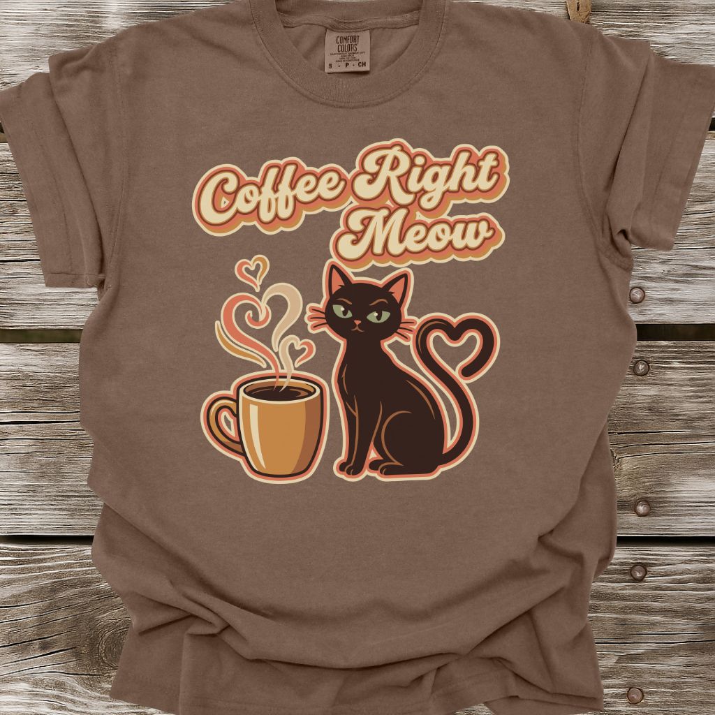 Coffee Right Meow T-Shirt