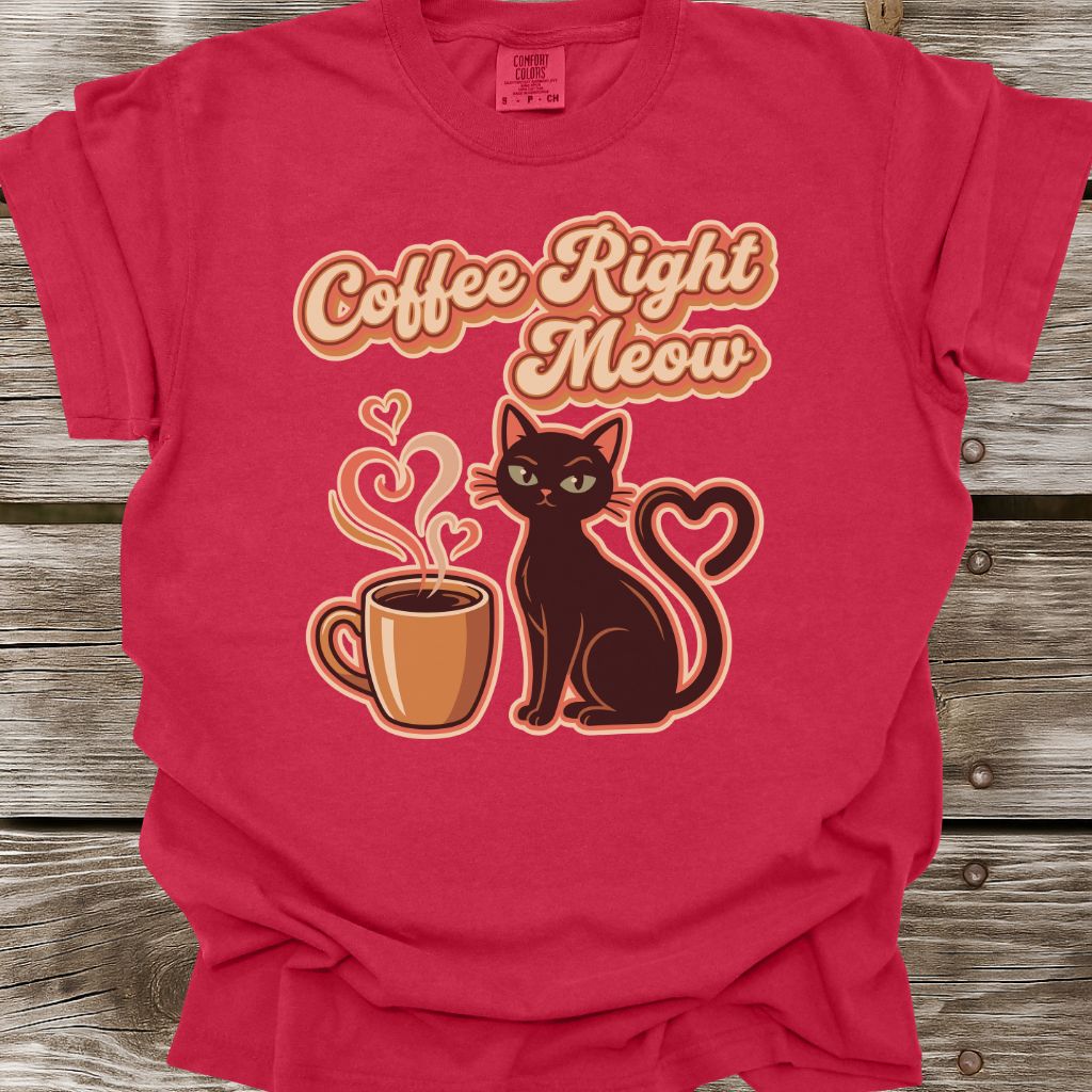 Coffee Right Meow T-Shirt